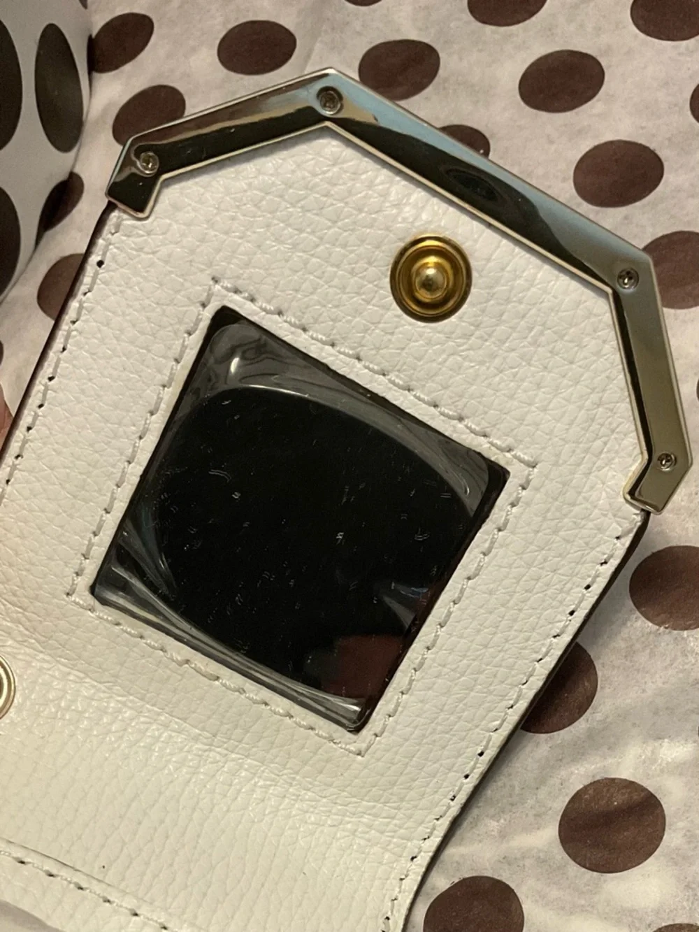 NWT Henri Bendel Quinn Card Case Holder Key Chain Purse Charm w Dust Bag